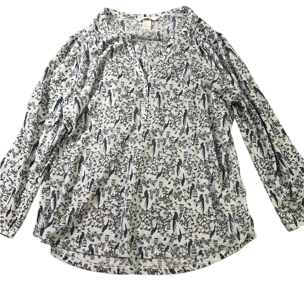H&M pale blue top size medium